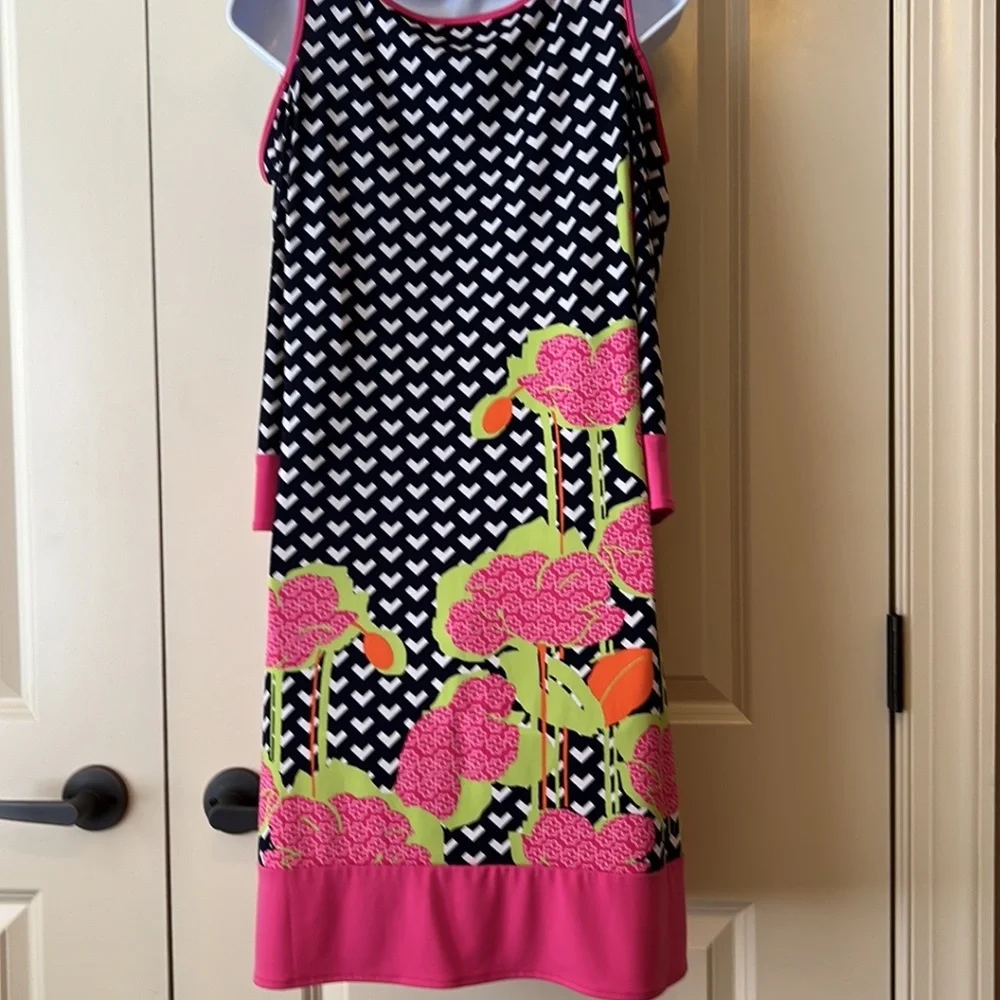 Kaari Blue Cold Shoulder Dress size Small - Picture 5 of 11